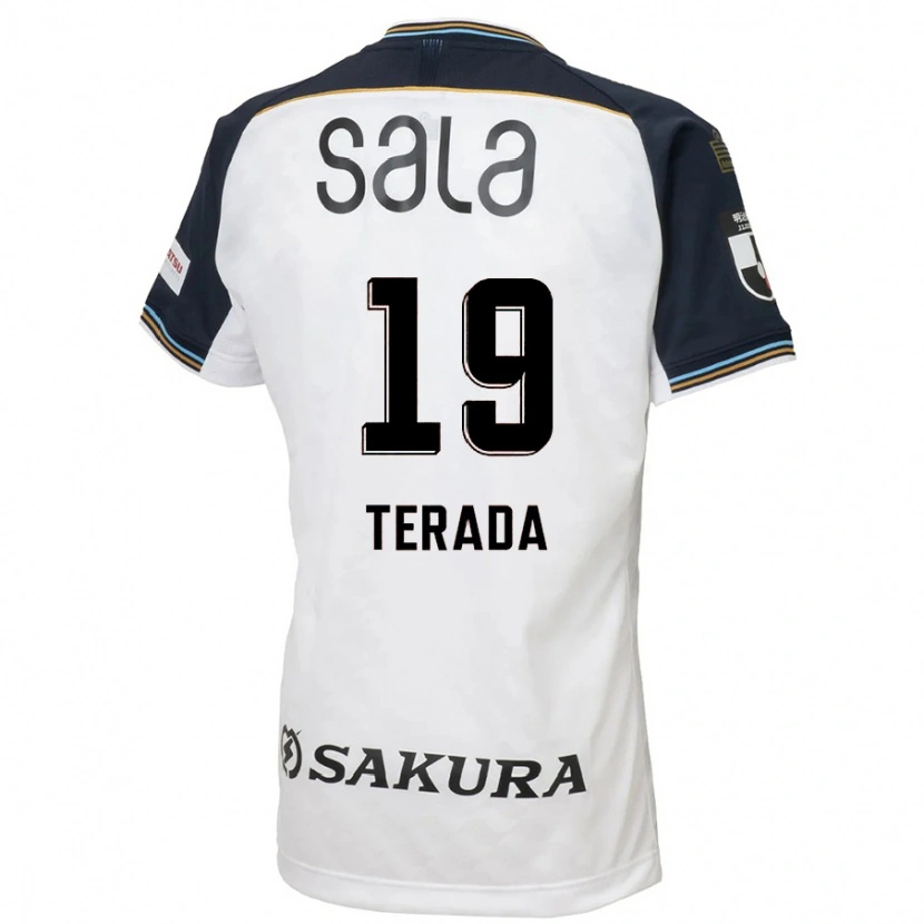 Danxen Män Akihiko Terada #19 Vit Svart Bortatröja Matchtröjor 2025/26 Tröjor T-Tröja