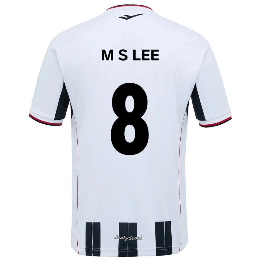 Danxen Män Seung-Mo Lee #8 Vit Svart Bortatröja Matchtröjor 2025/26 Tröjor T-Tröja