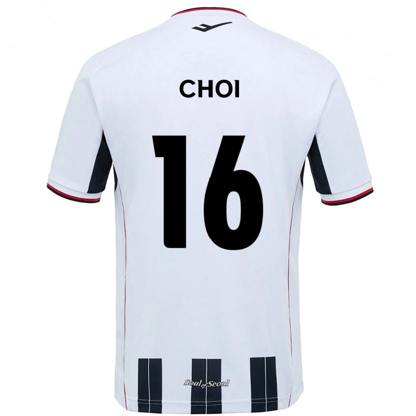 Danxen Män Jun Choi #16 Vit Svart Bortatröja Matchtröjor 2025/26 Tröjor T-Tröja