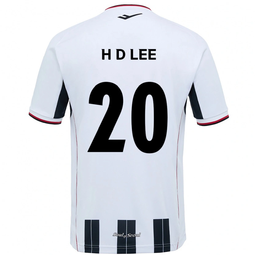 Danxen Män Han-Do Lee #20 Vit Svart Bortatröja Matchtröjor 2025/26 Tröjor T-Tröja