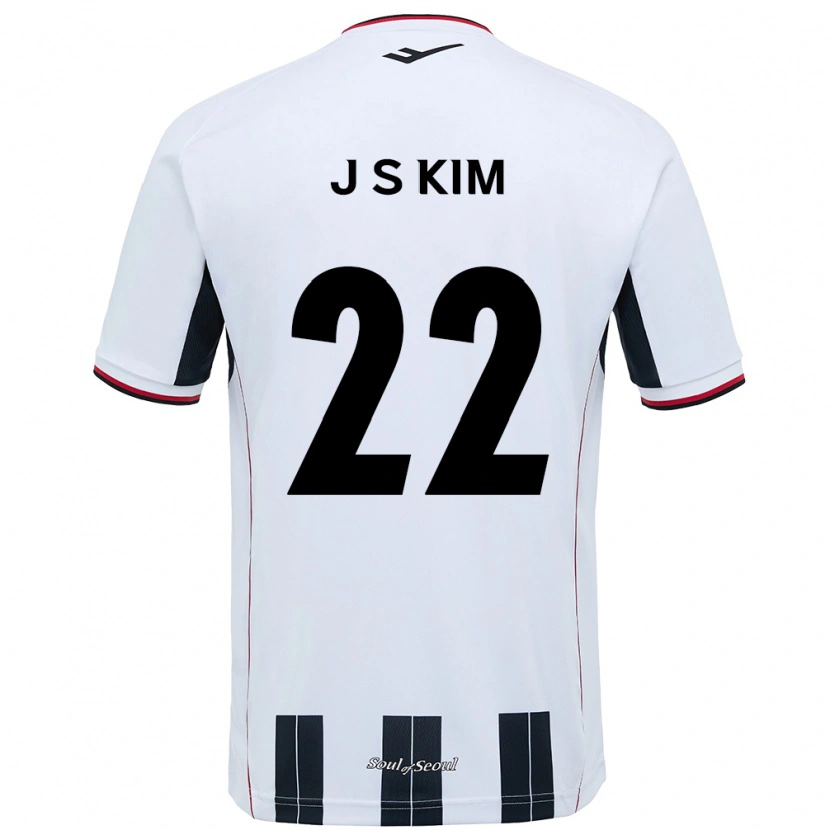 Danxen Män Jin-Su Kim #22 Vit Svart Bortatröja Matchtröjor 2025/26 Tröjor T-Tröja