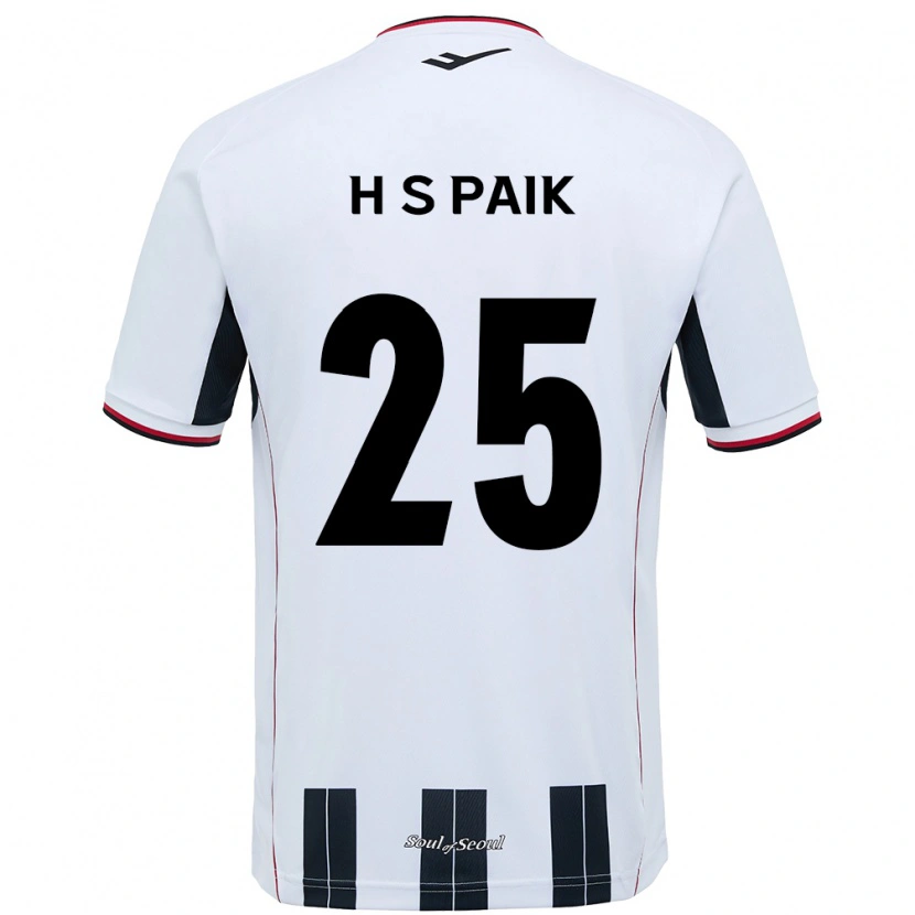 Danxen Män Sang-Hoon Paik #25 Svart Röd Bortatröja Matchtröjor 2025/26 Tröjor T-Tröja