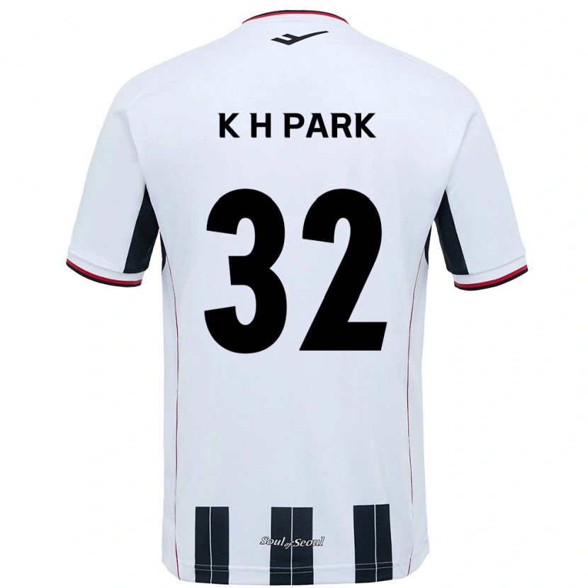 Danxen Män Han-Kyul Park #32 Vit Svart Bortatröja Matchtröjor 2025/26 Tröjor T-Tröja