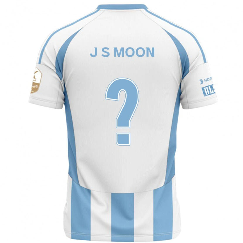 Danxen Män Seok-Ju Moon #0 Vit Himmelsblå Bortatröja Matchtröjor 2025/26 Tröjor T-Tröja