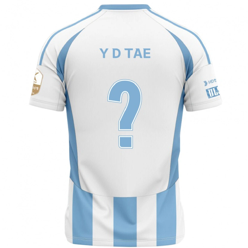 Danxen Män Do-Yoon Tae #0 Vit Himmelsblå Bortatröja Matchtröjor 2025/26 Tröjor T-Tröja