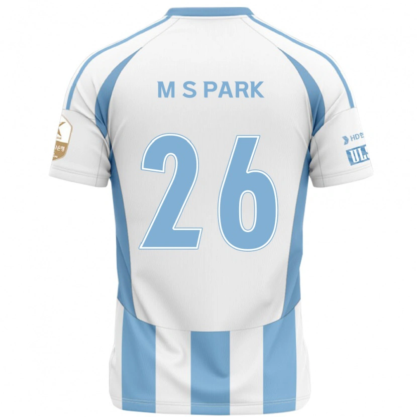 Danxen Män Min-Seo Park #26 Vit Himmelsblå Bortatröja Matchtröjor 2025/26 Tröjor T-Tröja