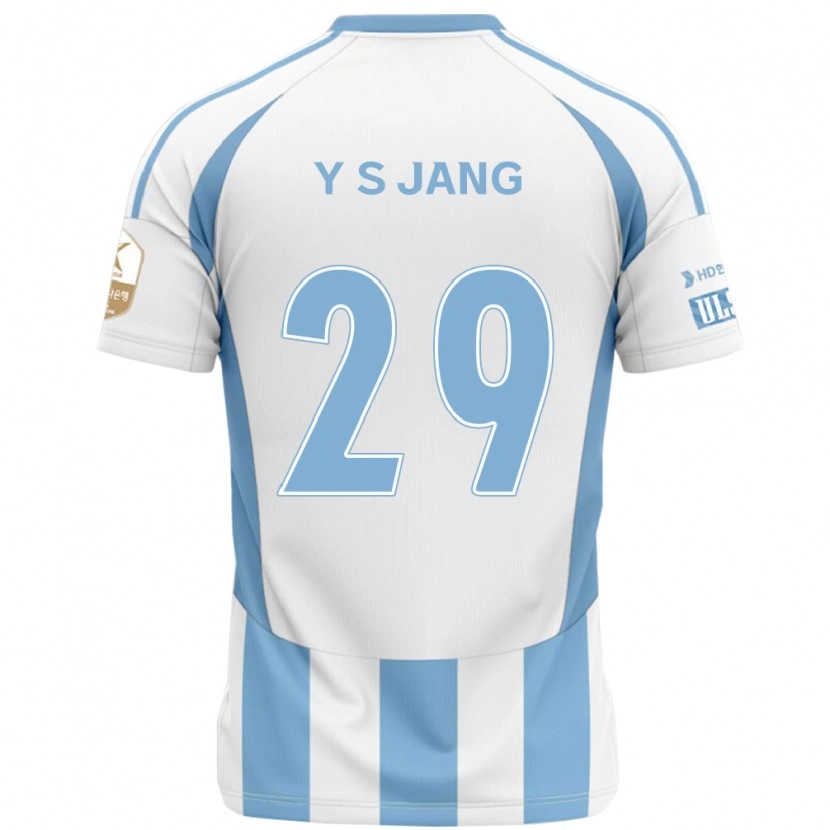 Danxen Män See-Young Jang #29 Vit Himmelsblå Bortatröja Matchtröjor 2025/26 Tröjor T-Tröja