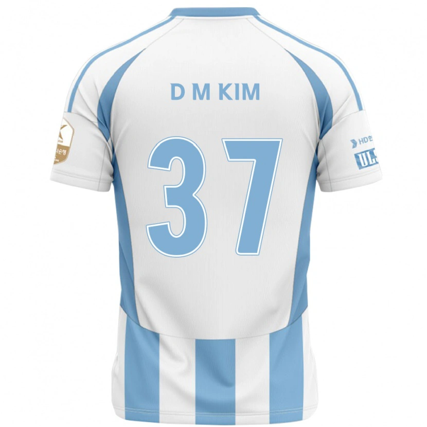 Danxen Män Do-Min Kim #37 Vit Himmelsblå Bortatröja Matchtröjor 2025/26 Tröjor T-Tröja