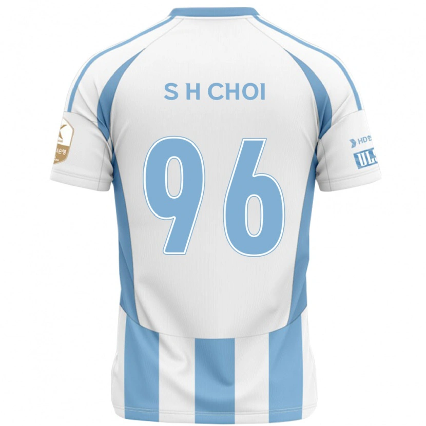 Danxen Män Seok-Hyeon Choi #96 Vit Himmelsblå Bortatröja Matchtröjor 2025/26 Tröjor T-Tröja