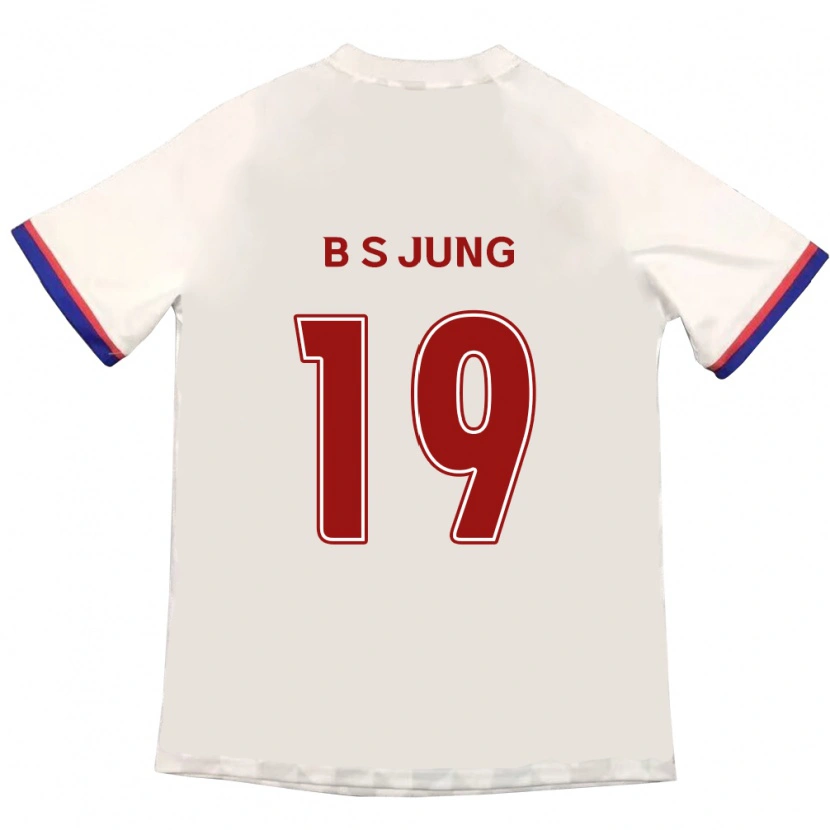 Danxen Män Seung-Bae Jung #19 Off-White Röd Bortatröja Matchtröjor 2025/26 Tröjor T-Tröja