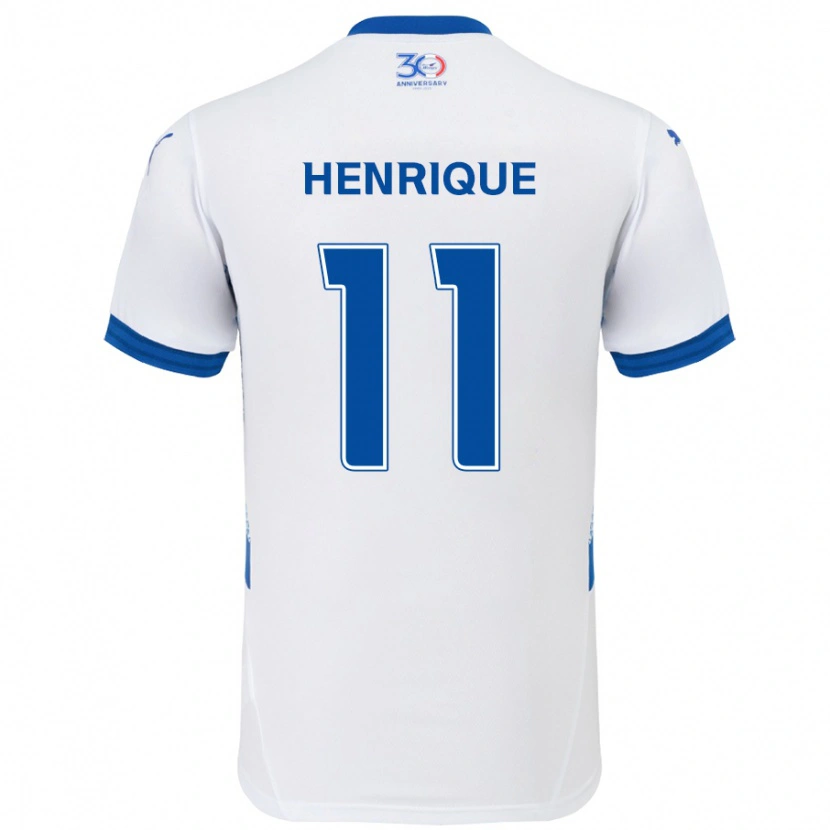 Danxen Män Paulo Henrique #11 Vit Kungsblå Bortatröja Matchtröjor 2025/26 Tröjor T-Tröja