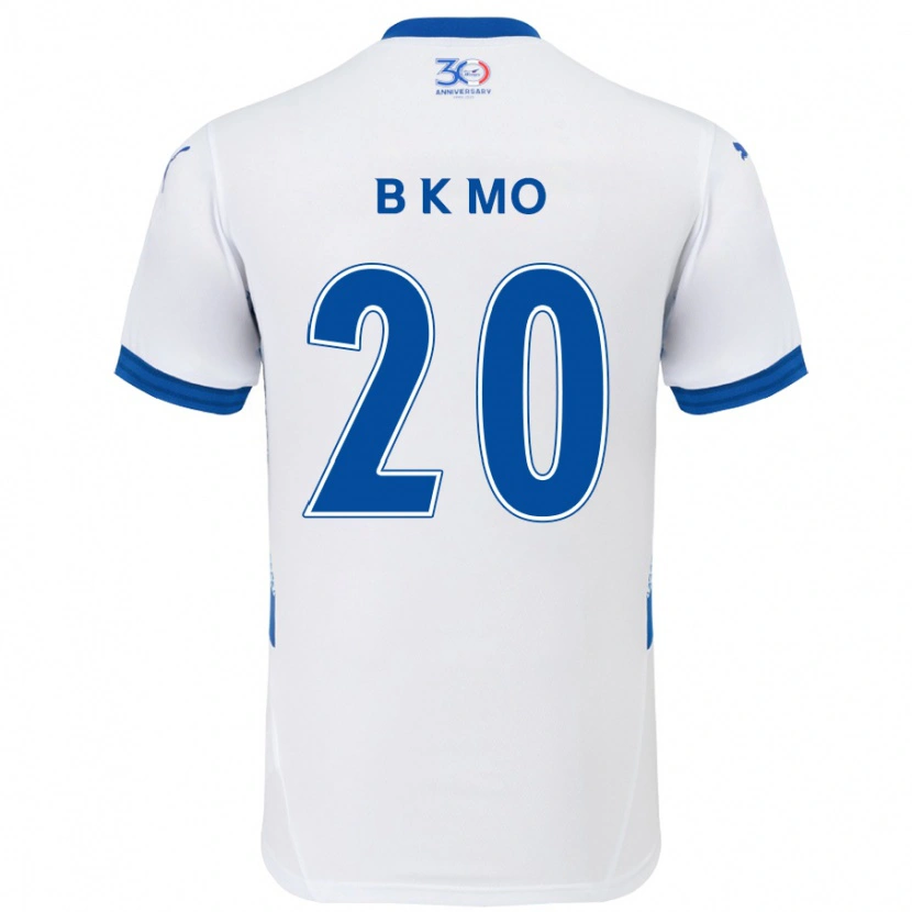 Danxen Män Kyung-Bin Mo #20 Vit Kungsblå Bortatröja Matchtröjor 2025/26 Tröjor T-Tröja