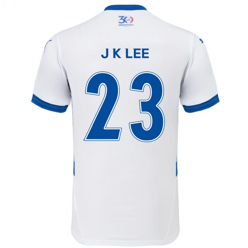 Danxen Män Ki-Je Lee #23 Vit Kungsblå Bortatröja Matchtröjor 2025/26 Tröjor T-Tröja