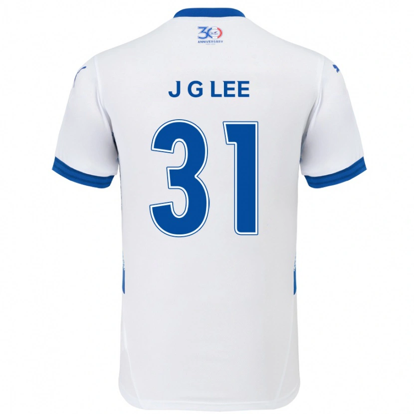 Danxen Män Gyeong-Jun Lee #31 Vit Kungsblå Bortatröja Matchtröjor 2025/26 Tröjor T-Tröja
