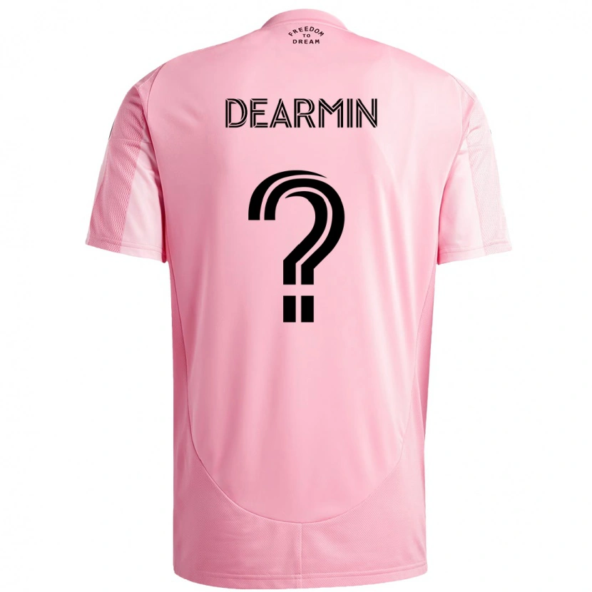 Danxen Kvinnor Nash Dearmin #0 Rosa Svart Hemmatröja Matchtröjor 2025/26 Tröjor T-Tröja