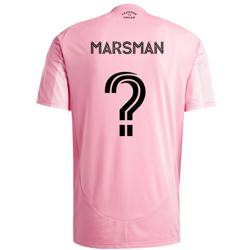 Danxen Kvinnor Nick Marsman #0 Svart Rosa Hemmatröja Matchtröjor 2025/26 Tröjor T-Tröja