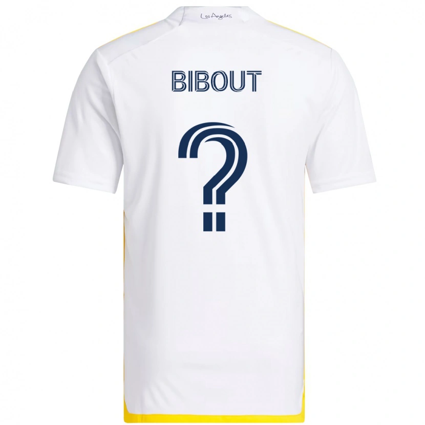 Danxen Kvinnor Aaron Bibout #0 Vit Gul Hemmatröja Matchtröjor 2025/26 Tröjor T-Tröja