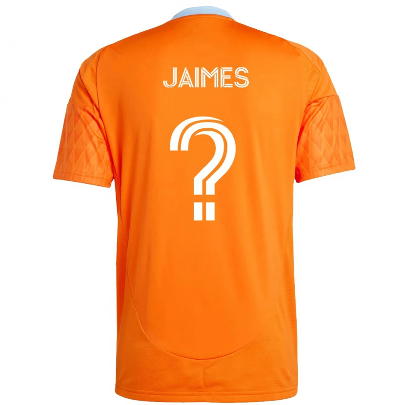 Danxen Kvinnor Angel Jaimes #0 Orange Vit Hemmatröja Matchtröjor 2025/26 Tröjor T-Tröja