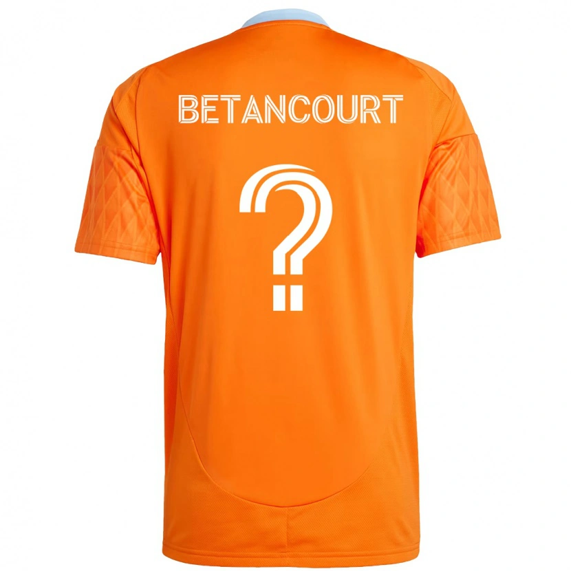 Danxen Kvinnor Noah Betancourt #0 Orange Vit Hemmatröja Matchtröjor 2025/26 Tröjor T-Tröja