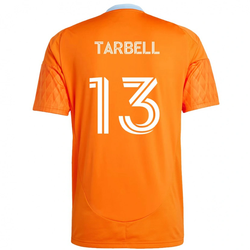 Danxen Kvinnor Andrew Tarbell #13 Orange Vit Hemmatröja Matchtröjor 2025/26 Tröjor T-Tröja
