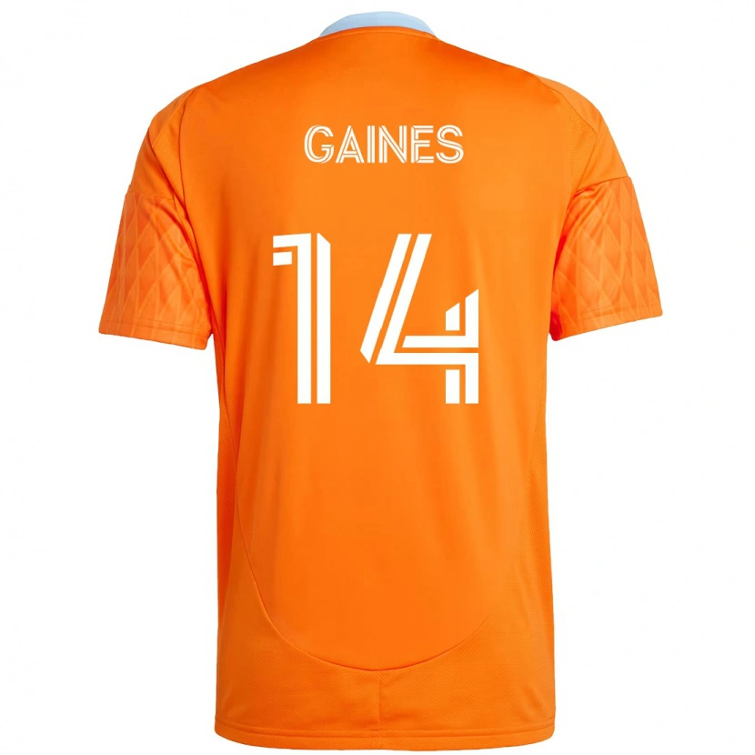 Danxen Kvinnor Mckinze Gaines #14 Orange Vit Hemmatröja Matchtröjor 2025/26 Tröjor T-Tröja