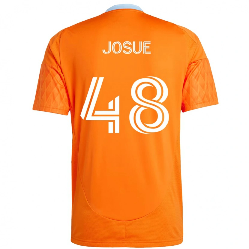 Danxen Kvinnor Josué #48 Orange Vit Hemmatröja Matchtröjor 2025/26 Tröjor T-Tröja