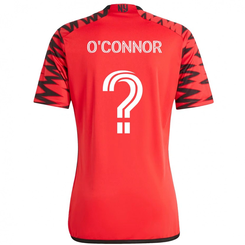 Danxen Kvinnor Aidan O'connor #0 Röd Svart Hemmatröja Matchtröjor 2025/26 Tröjor T-Tröja