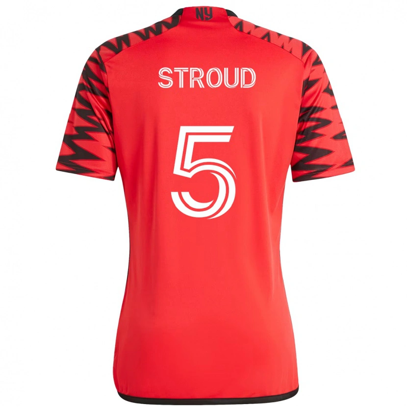 Danxen Kvinnor Peter Stroud #5 Röd Svart Hemmatröja Matchtröjor 2025/26 Tröjor T-Tröja