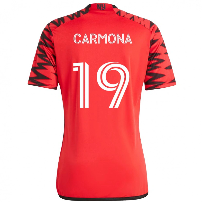 Danxen Kvinnor Wikelman Carmona #19 Röd Svart Hemmatröja Matchtröjor 2025/26 Tröjor T-Tröja