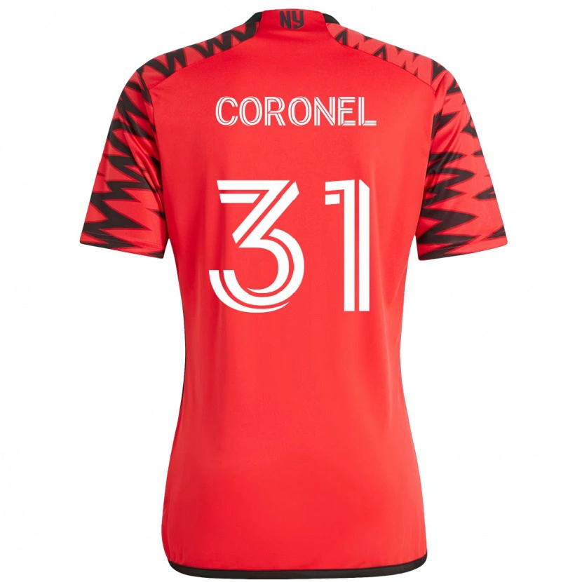 Danxen Kvinnor Carlos Coronel #31 Röd Svart Hemmatröja Matchtröjor 2025/26 Tröjor T-Tröja