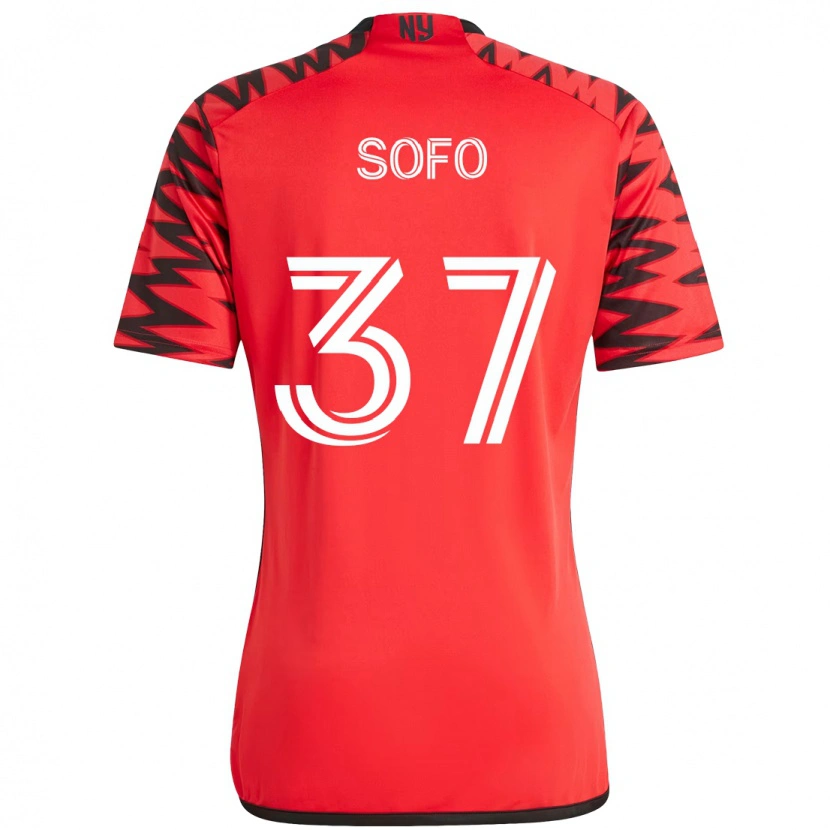 Danxen Kvinnor Mohammed Sofo #37 Röd Svart Hemmatröja Matchtröjor 2025/26 Tröjor T-Tröja