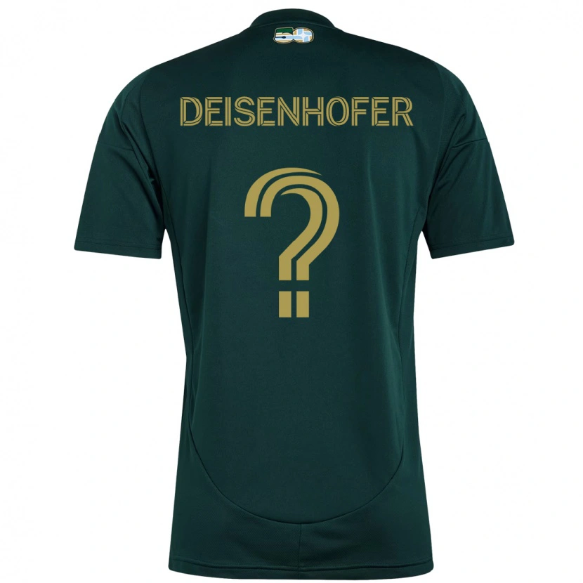 Danxen Kvinnor Maximilian Deisenhofer #0 Svart Brun Hemmatröja Matchtröjor 2025/26 Tröjor T-Tröja