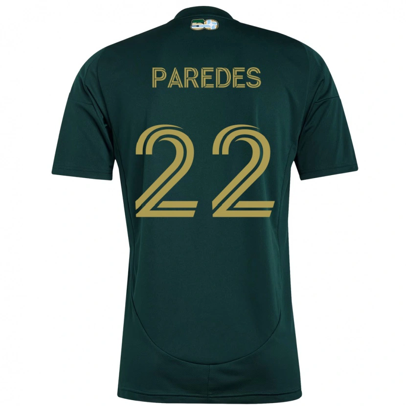 Danxen Kvinnor Cristhian Paredes #22 Svart Brun Hemmatröja Matchtröjor 2025/26 Tröjor T-Tröja
