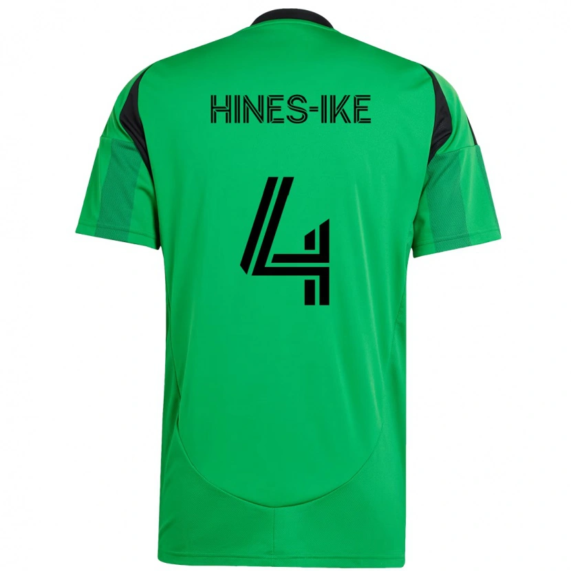 Danxen Kvinnor Brendan Hines-Ike #4 Grön Svart Hemmatröja Matchtröjor 2025/26 Tröjor T-Tröja