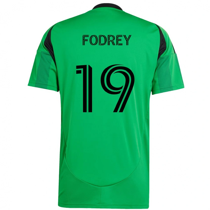 Danxen Kvinnor Cj Fodrey #19 Grön Svart Hemmatröja Matchtröjor 2025/26 Tröjor T-Tröja