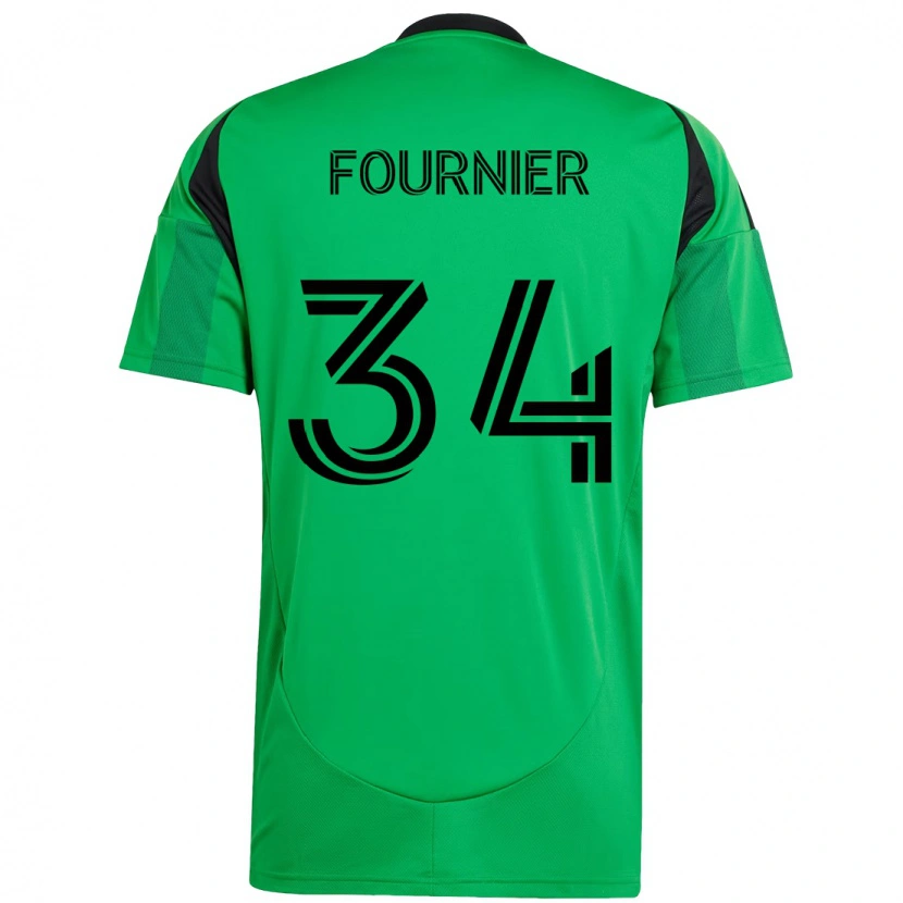 Danxen Kvinnor Drake Fournier #34 Grön Svart Hemmatröja Matchtröjor 2025/26 Tröjor T-Tröja