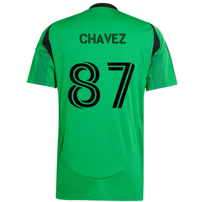 Danxen Kvinnor Alfonso Ocampo-Chávez #87 Grön Svart Hemmatröja Matchtröjor 2025/26 Tröjor T-Tröja