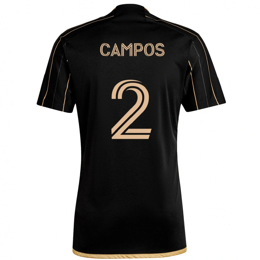 Danxen Kvinnor Omar Campos #2 Svart Brun Hemmatröja Matchtröjor 2025/26 Tröjor T-Tröja