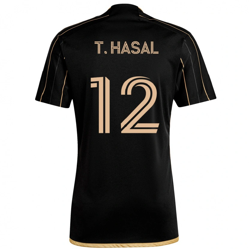 Danxen Kvinnor Thomas Hasal #12 Svart Brun Hemmatröja Matchtröjor 2025/26 Tröjor T-Tröja