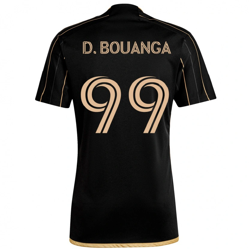 Danxen Kvinnor Denis Bouanga #99 Svart Brun Hemmatröja Matchtröjor 2025/26 Tröjor T-Tröja