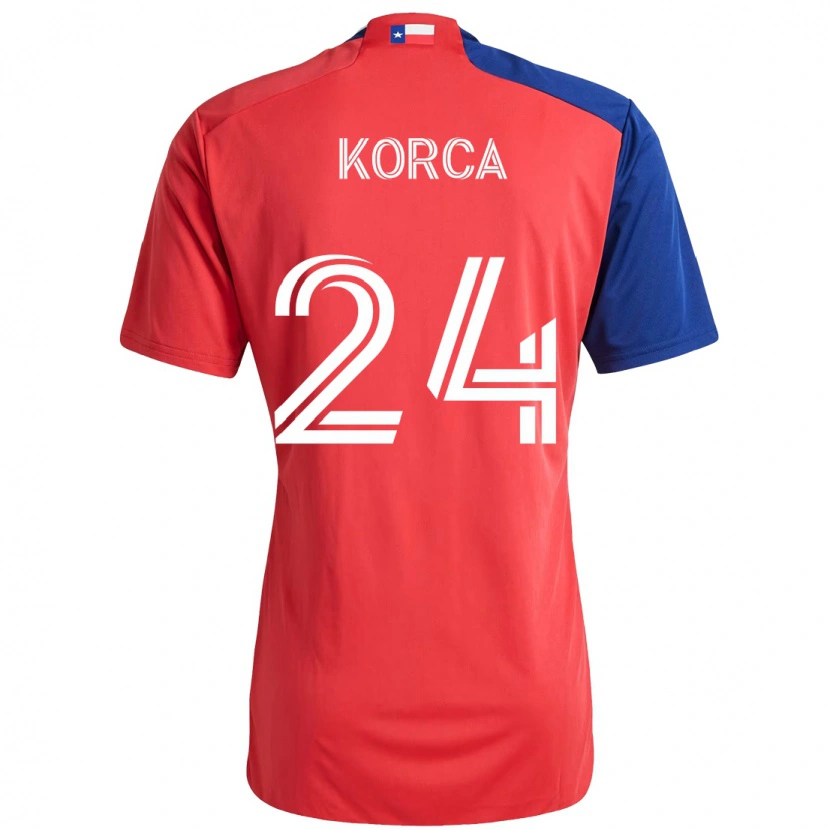 Danxen Kvinnor Amet Korca #24 Röd Marinblå Hemmatröja Matchtröjor 2025/26 Tröjor T-Tröja