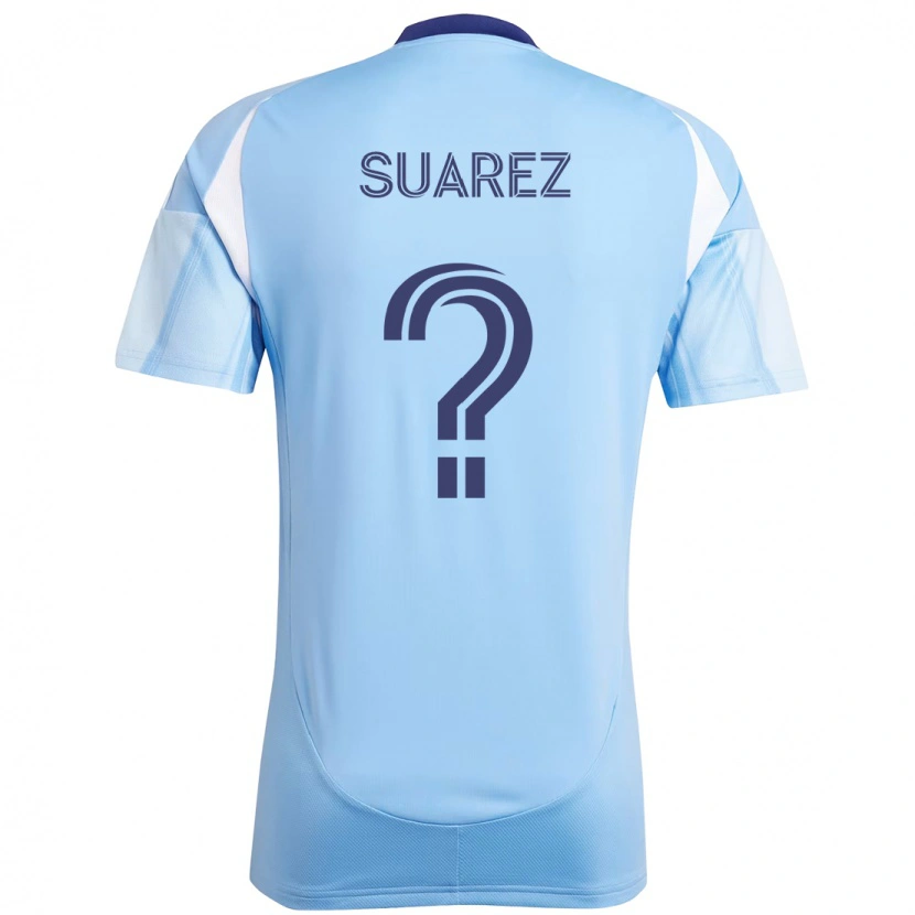 Danxen Kvinnor Anthony Suarez #0 Ljusblå Hemmatröja Matchtröjor 2025/26 Tröjor T-Tröja