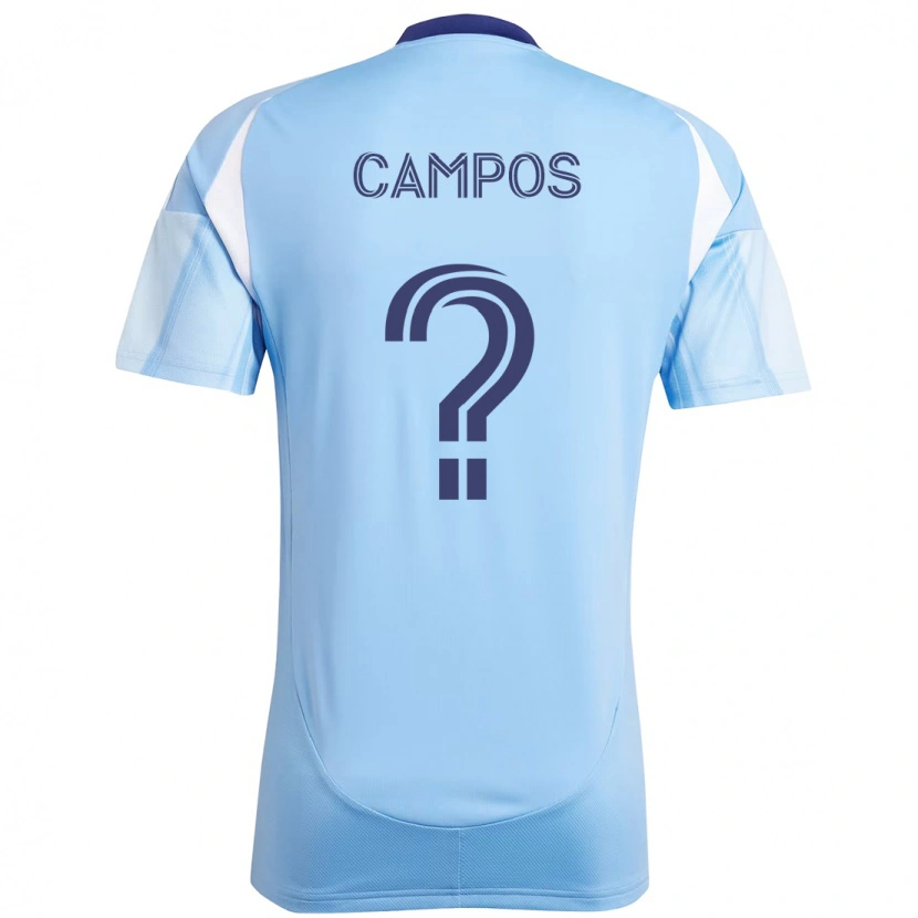 Danxen Kvinnor Adonis Campos #0 Ljusblå Hemmatröja Matchtröjor 2025/26 Tröjor T-Tröja
