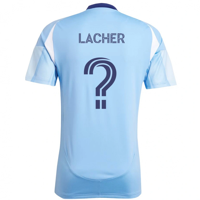 Danxen Kvinnor Julien Lacher #0 Ljusblå Hemmatröja Matchtröjor 2025/26 Tröjor T-Tröja