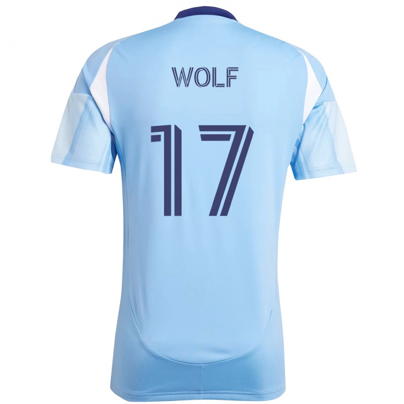 Danxen Kvinnor Hannes Wolf #17 Ljusblå Hemmatröja Matchtröjor 2025/26 Tröjor T-Tröja