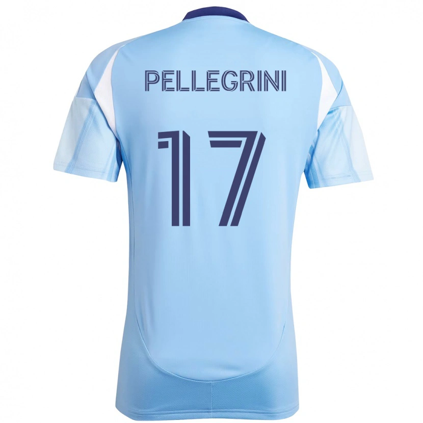 Danxen Kvinnor Matías Pellegrini #17 Ljusblå Hemmatröja Matchtröjor 2025/26 Tröjor T-Tröja