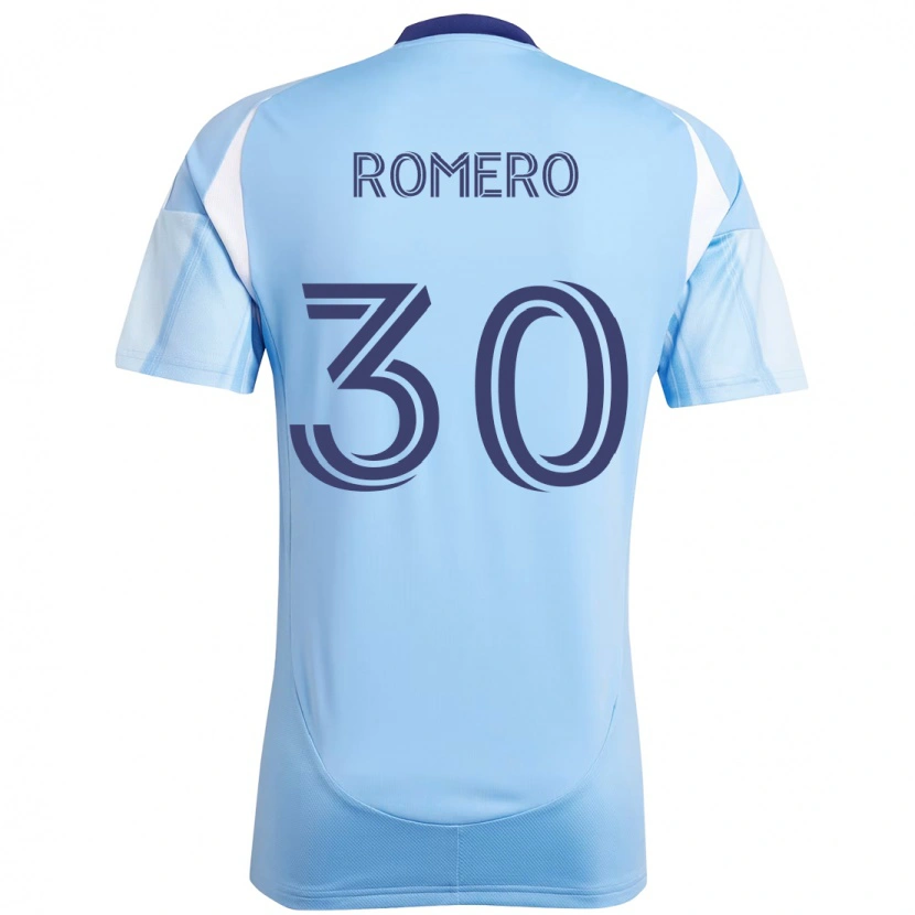 Danxen Kvinnor Tomás Romero #30 Ljusblå Hemmatröja Matchtröjor 2025/26 Tröjor T-Tröja