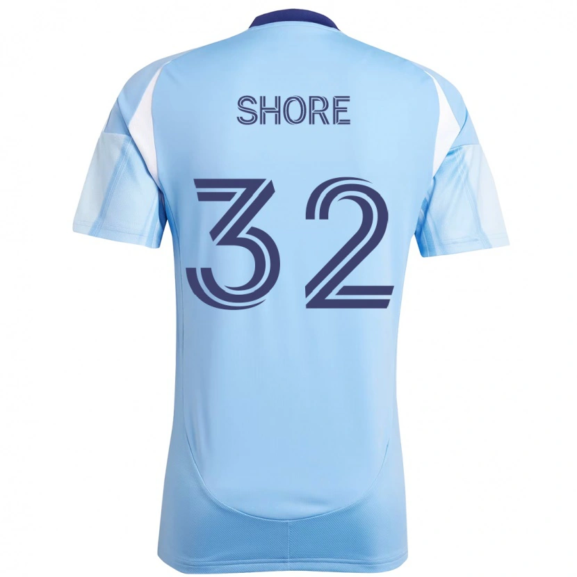 Danxen Kvinnor Jonathan Shore #32 Ljusblå Hemmatröja Matchtröjor 2025/26 Tröjor T-Tröja