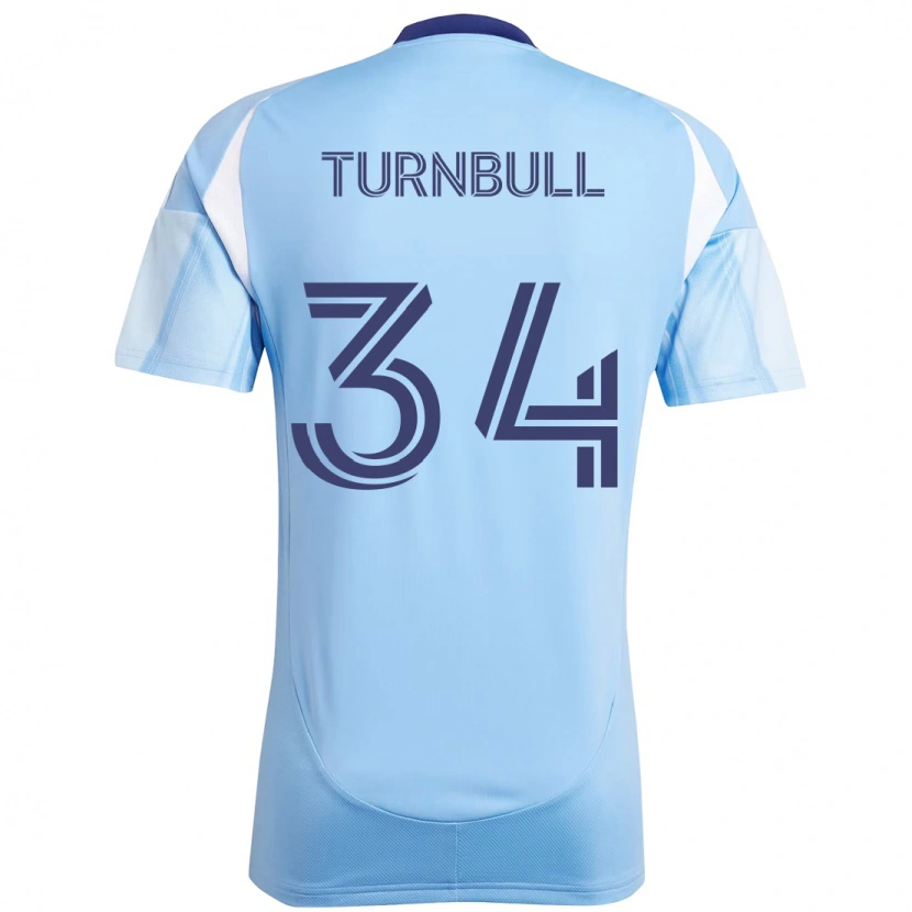 Danxen Kvinnor Stephen Turnbull #34 Ljusblå Hemmatröja Matchtröjor 2025/26 Tröjor T-Tröja