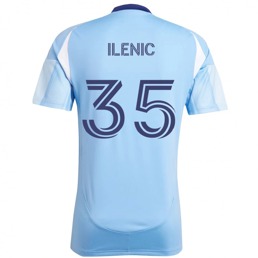 Danxen Kvinnor Mitja Ilenič #35 Ljusblå Hemmatröja Matchtröjor 2025/26 Tröjor T-Tröja